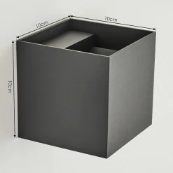 Applique Murale D'Exterieur Tamarin Led Anthracite, 1 Lumiere