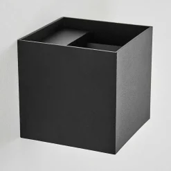 Applique Murale D'Exterieur Tamarin Led Noir, 2 Lumieres