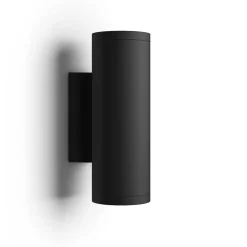 Applique Murale D'Exterieur Philips Hue Ambiance White & Color Appear Led Noir, 2 Lumieres, Changeur De Couleurs