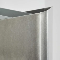 Applique Murale D'Exterieur Bafueiras Led Nickel Mat, Blanc, 1 Lumiere, Telecommandes, Changeur De Couleurs