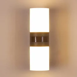 Applique Murale D'Exterieur Baulund Led Anthracite, 1 Lumiere, Detecteur De Mouvement