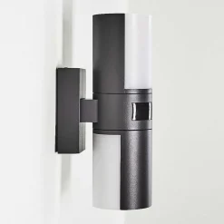 Applique Murale D'Exterieur Baulund Led Anthracite, 1 Lumiere, Detecteur De Mouvement
