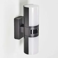 Applique Murale D'Exterieur Baulund Led Anthracite, 1 Lumiere, Detecteur De Mouvement