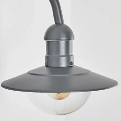 Applique Murale D'Exterieur Elima Anthracite, 1 Lumiere, Detecteur De Mouvement