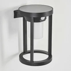 Applique Murale D'Exterieur Lokpano Led Noir, 1 Lumiere, Detecteur De Mouvement, Changeur De Couleurs