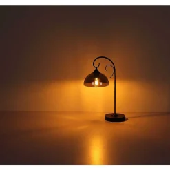 Applique Murale Globo Cottage Noir, 1 Lumiere