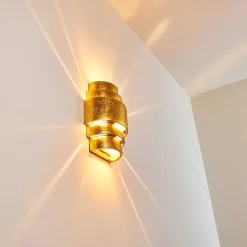 Applique Murale Handan Or, 1 Lumiere