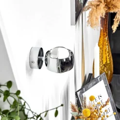 Applique Murale Hofstein Sapri Chrome, 1 Lumiere