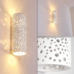 Applique Murale Jabiru Blanc, 2 Lumieres