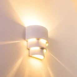 Applique Murale Karatschi Blanc, 1 Lumiere