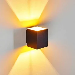 Applique Murale Laforsen Or, Noir, 1 Lumiere