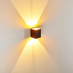 Applique Murale Laforsen Or, Noir, 1 Lumiere