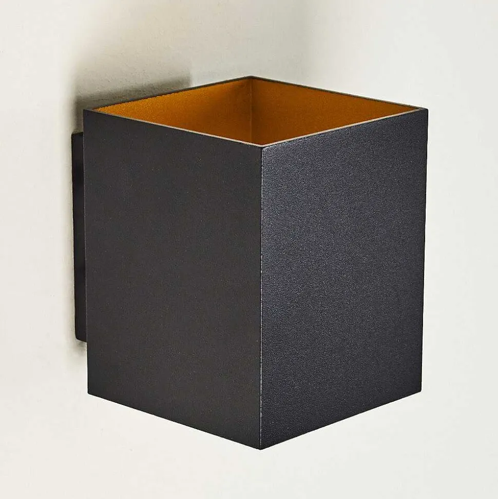 Applique Murale Laforsen Or, Noir, 1 Lumiere