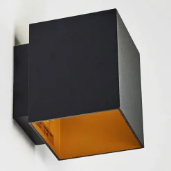 Applique Murale Laforsen Or, Noir, 1 Lumiere