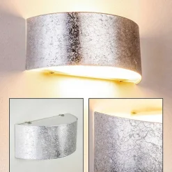 Applique Murale Lesina M Argente, 2 Lumieres