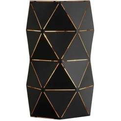 Applique Murale Lucide Otona Noir, 2 Lumieres