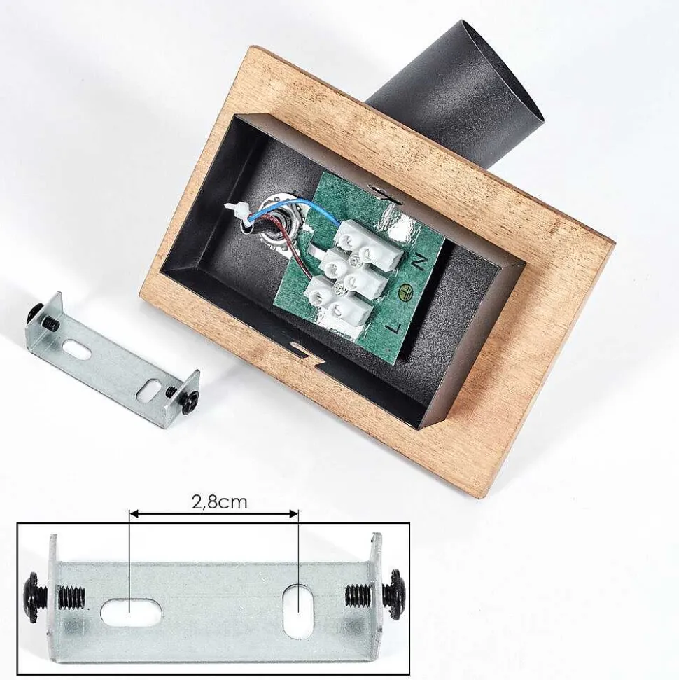 Applique Murale Maidford Ecru, Noir, 1 Lumiere