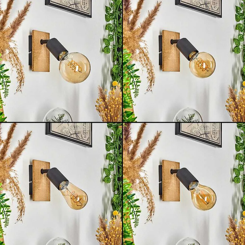 Applique Murale Maidford Ecru, Noir, 1 Lumiere