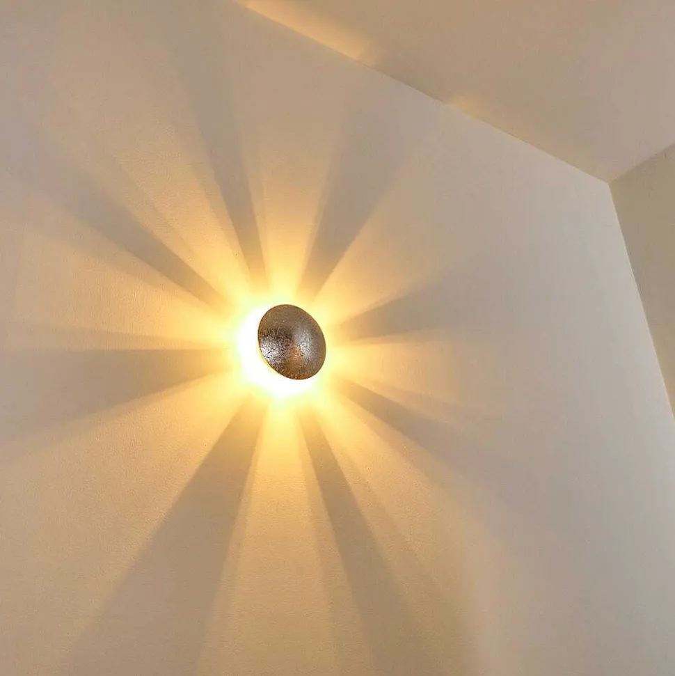 Applique Murale Mezia Argente, 1 Lumiere