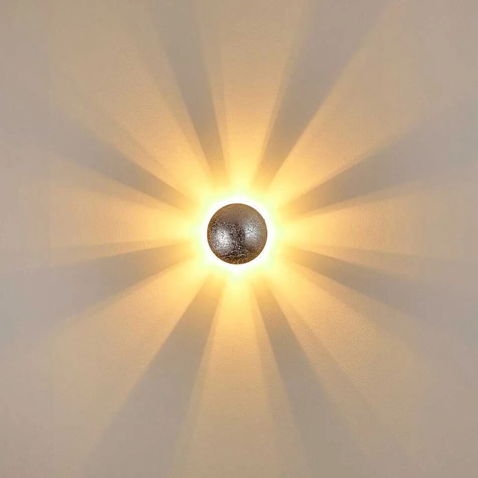 Applique Murale Mezia Argente, 1 Lumiere