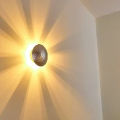 Applique Murale Mezia Argente, 1 Lumiere