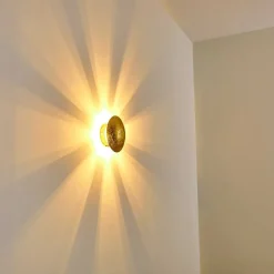 Applique Murale Mezia Or, 1 Lumiere