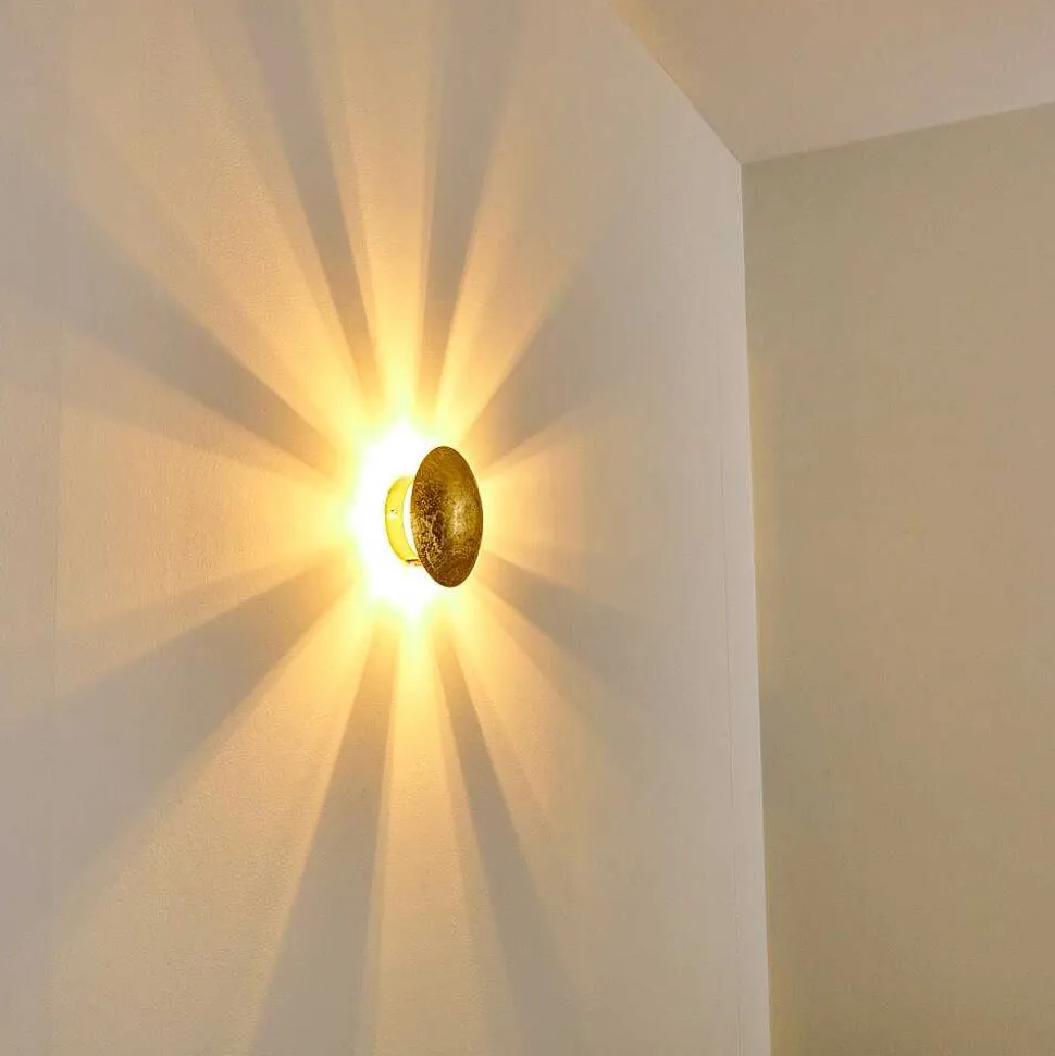 Applique Murale Mezia Or, 1 Lumiere