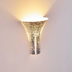 Applique Murale Nerola Argente, 1 Lumiere