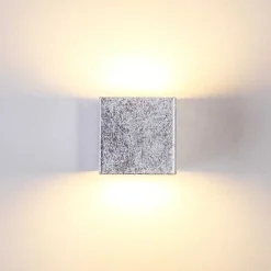 Applique Murale Olbia Led Argente, 1 Lumiere