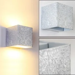 Applique Murale Olbia Led Argente, 1 Lumiere