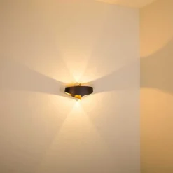 Applique Murale Padua Brun, 2 Lumieres