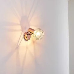 Applique Murale Palmira Cuivre, 1 Lumiere