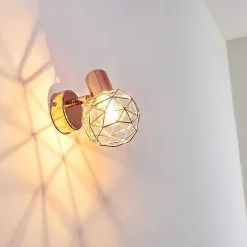 Applique Murale Palmira Cuivre, 1 Lumiere