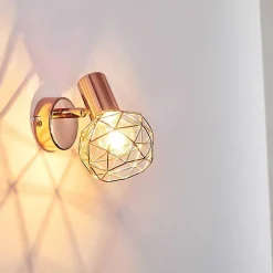 Applique Murale Palmira Cuivre, 1 Lumiere