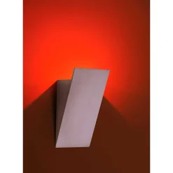 Applique Murale Paul Neuhaus Q-Wedge Led Aluminium, 1 Lumiere, Telecommandes, Changeur De Couleurs