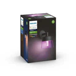 Applique Murale Philips Hue White & Color Ambiance Attract Led Noir, 1 Lumiere