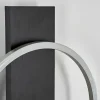 Applique Murale Pompu Led Noir, 1 Lumiere
