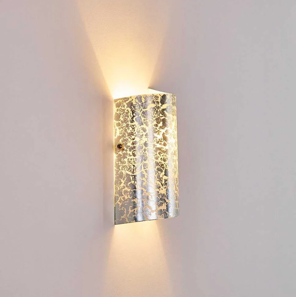 Applique Murale Pordenone Argente, 1 Lumiere