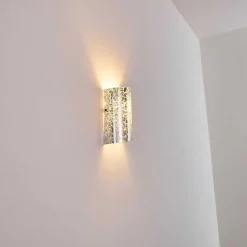 Applique Murale Pordenone Argente, 1 Lumiere