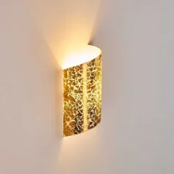Applique Murale Pordenone Or, 1 Lumiere