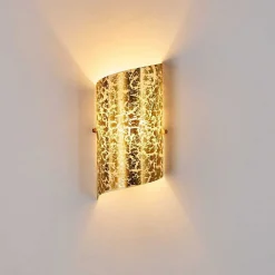 Applique Murale Pordenone Or, 1 Lumiere