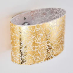 Applique Murale Rapar Chrome, Or, 1 Lumiere