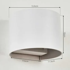 Applique Murale Strandaa Led Blanc, 2 Lumieres