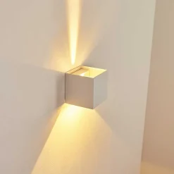 Applique Murale Strandaa Led Blanc, 2 Lumieres