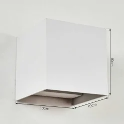 Applique Murale Strandaa Led Blanc, 2 Lumieres