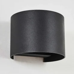 Applique Murale Strandaa Led Noir, 2 Lumieres