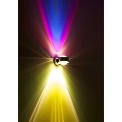 Applique Murale Top-Light Pukwall Led Noir, 2 Lumieres