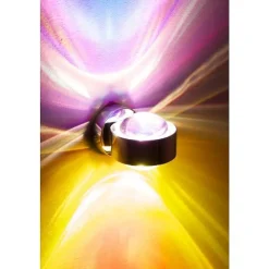 Applique Murale Top-Light Pukwall Led Chrome, 2 Lumieres