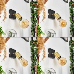 Applique Murale Tulla Noir, 1 Lumiere