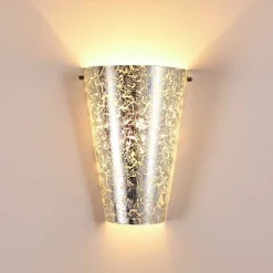 Applique Murale Zera Argente, 1 Lumiere